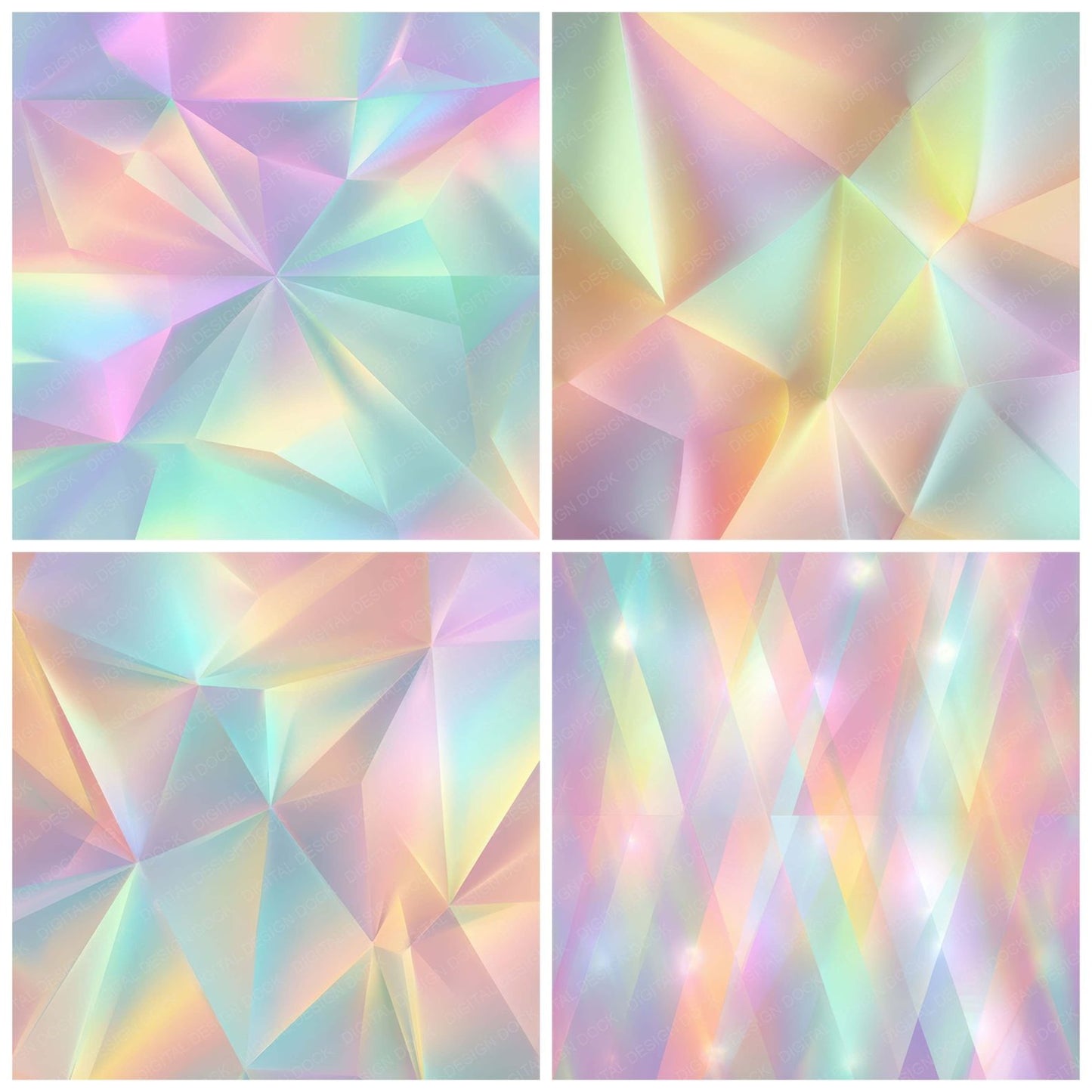 Pastel Prism Light Digital Paper Pack (DDD008345)
