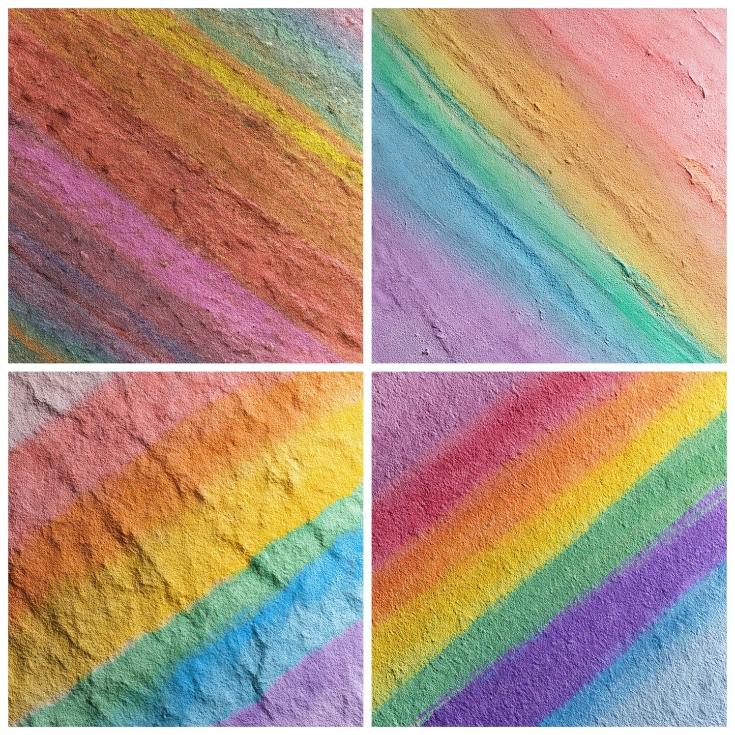 Rainbow Chalk Streaks Digital Paper Pack (DDD008350)
