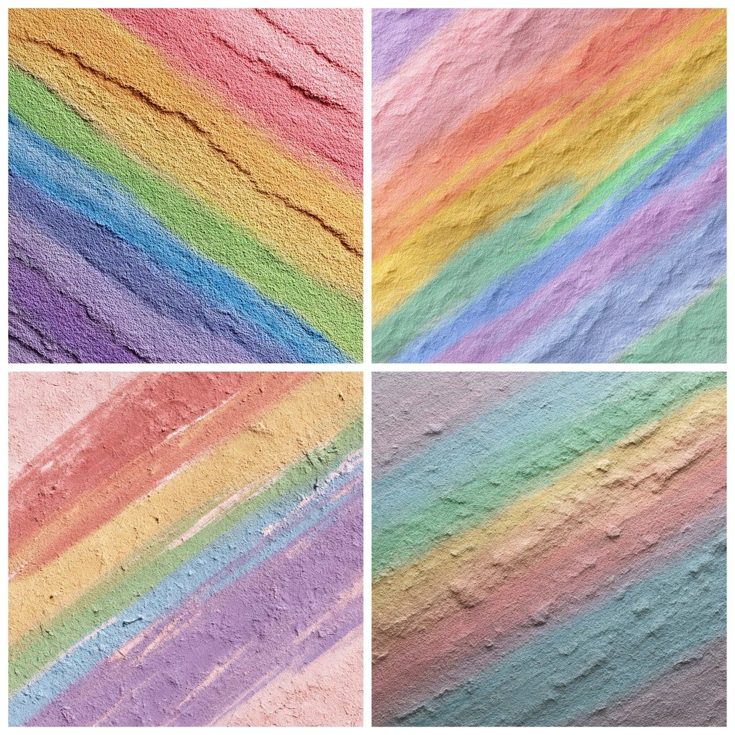 Rainbow Chalk Streaks Digital Paper Pack (DDD008350)