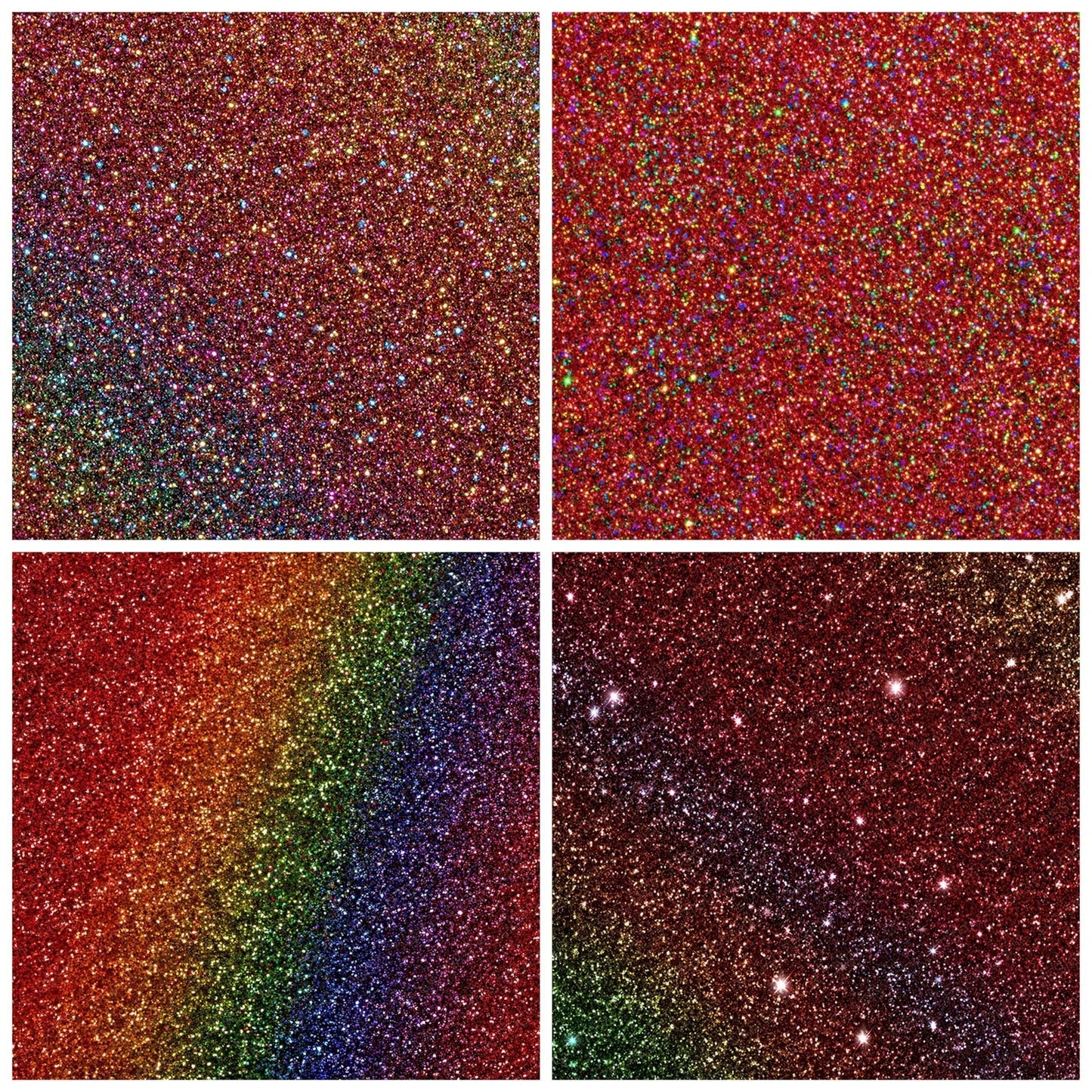 Rainbow Glitter Texture Digital Paper Pack (DDD008354)
