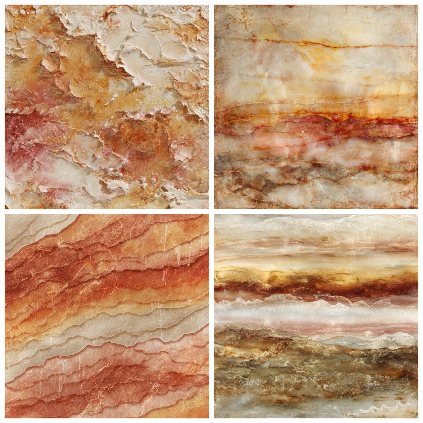 Encaustic Wax Texture Digital Paper Pack (DDD008397)