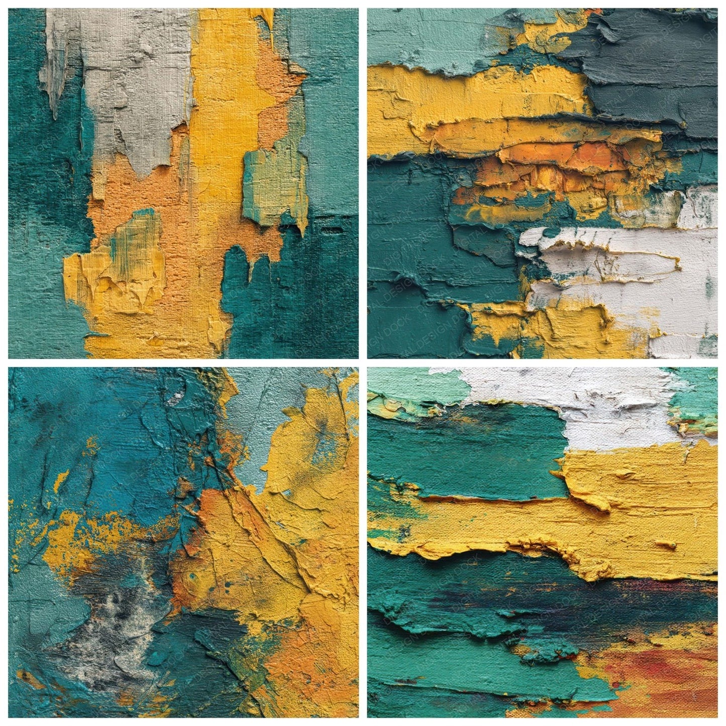 Scraped Acrylic Texture Digital Paper Pack (DDD008406)