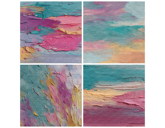 Preview layout showing Oil Stick Texture papers arranged as background pages for junk journals and mixed media crafts