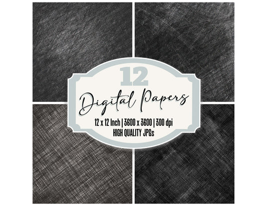 Charcoal Crosshatch Texture digital paper pack designed for background pages in junk journaling and paper craft projects