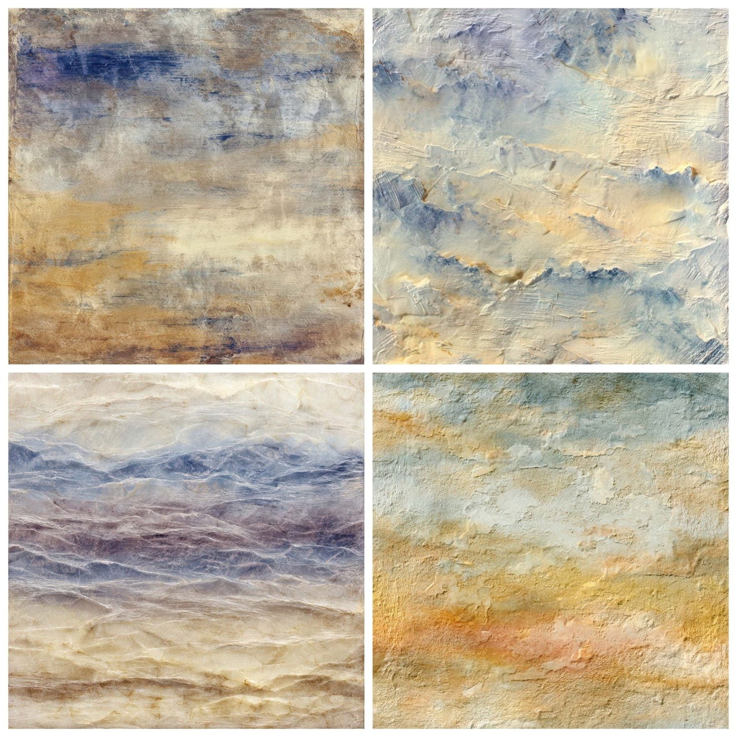 Encaustic Wax Scrape Digital Paper Pack (DDD008432)