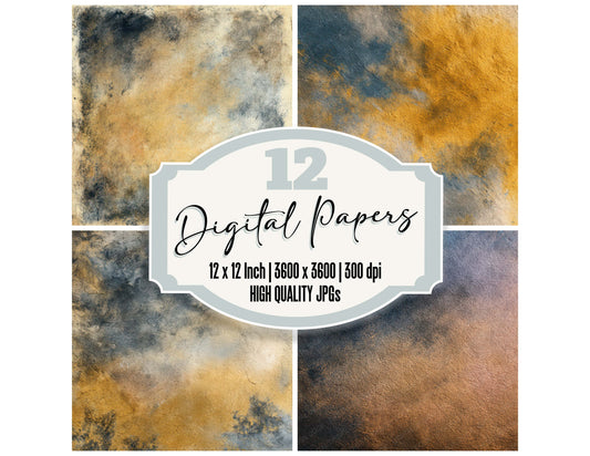 Pastel Dust Texture digital paper pack designed for background pages in junk journaling and paper craft projects