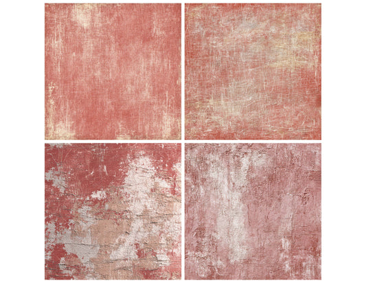 Preview layout showing Tempera Panel Texture papers arranged as background pages for junk journals and mixed media crafts