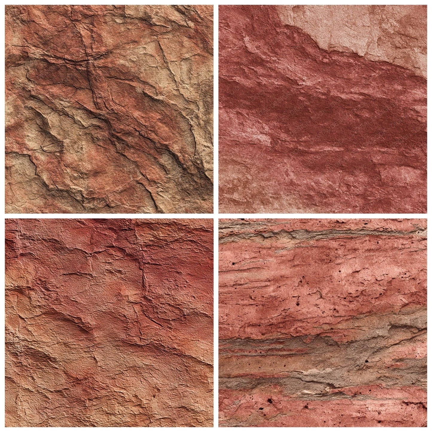 Red Sandstone Texture Digital Paper Pack (DDD008504)
