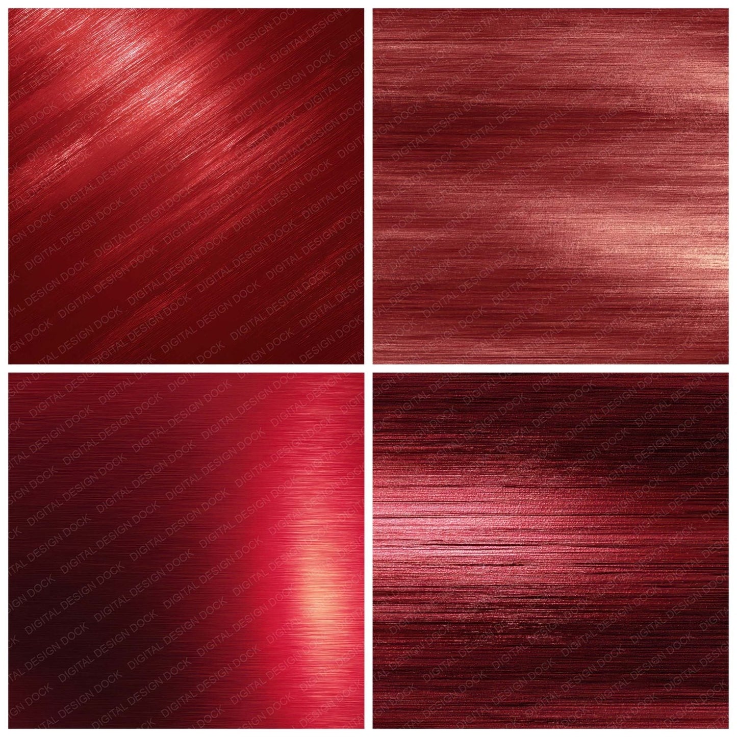 Red Lacquer Texture Digital Paper Pack (DDD008515)
