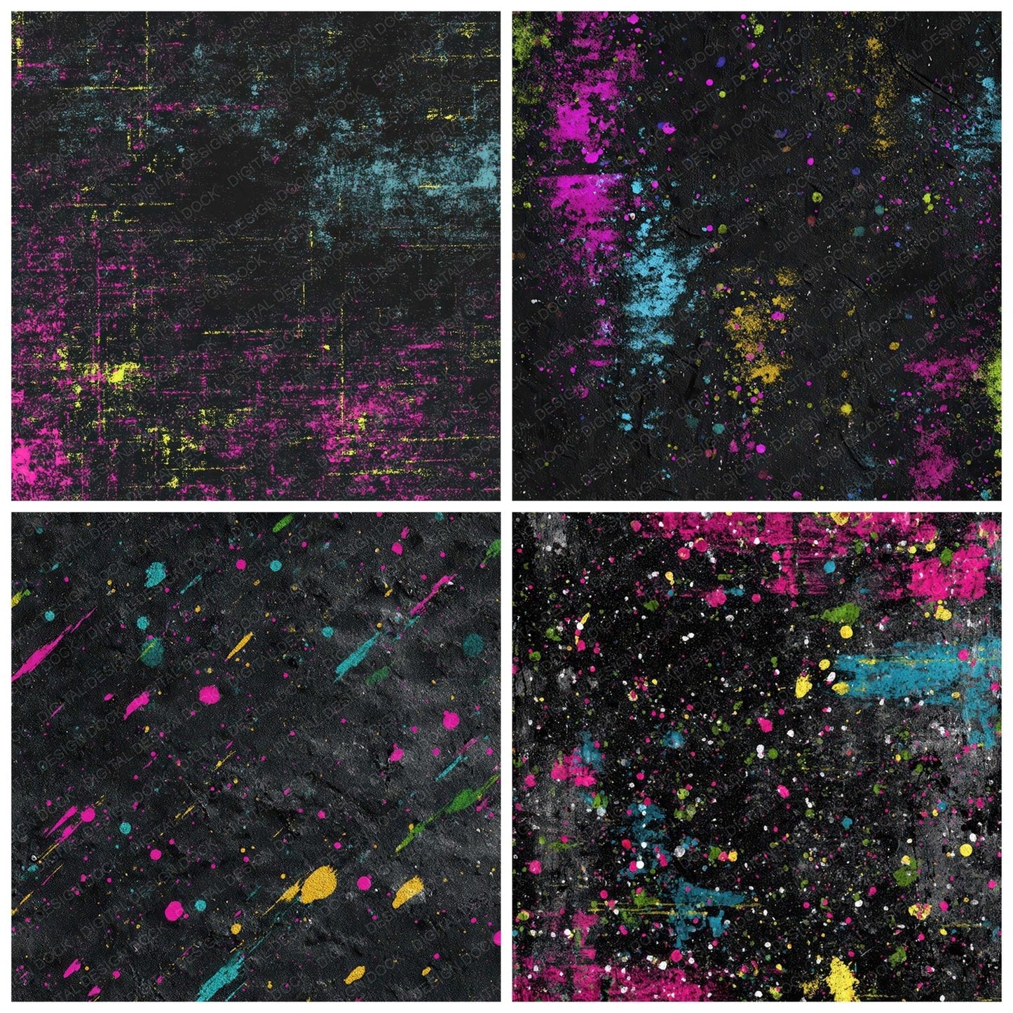 Colour Noise Grain Digital Paper Pack (DDD008739)
