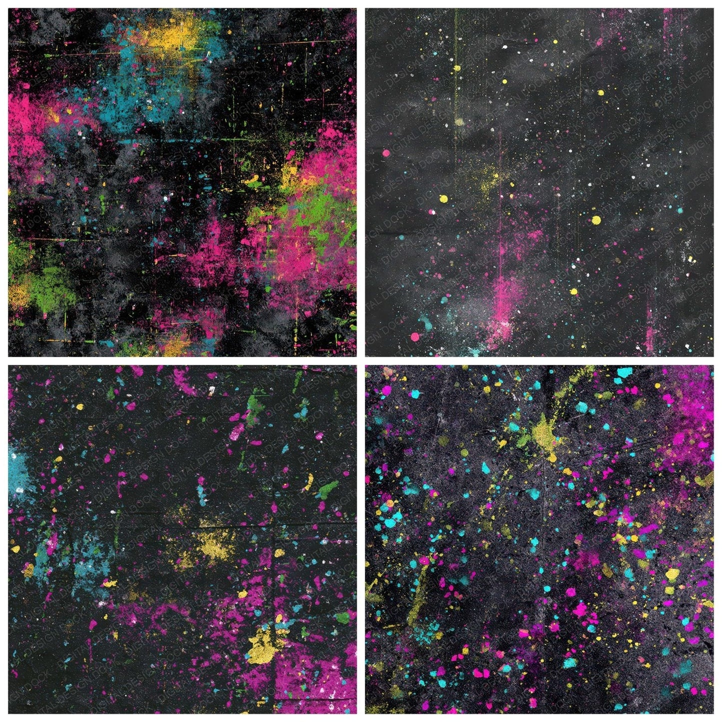 Colour Noise Grain Digital Paper Pack (DDD008739)
