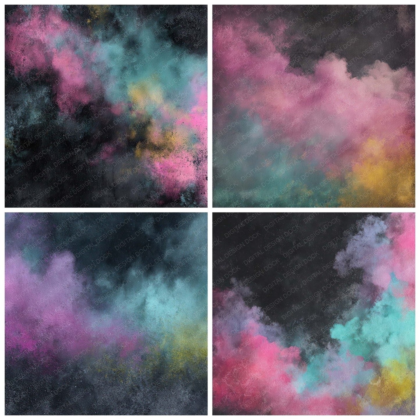 Colour Spray Mist Digital Paper Pack (DDD008746)
