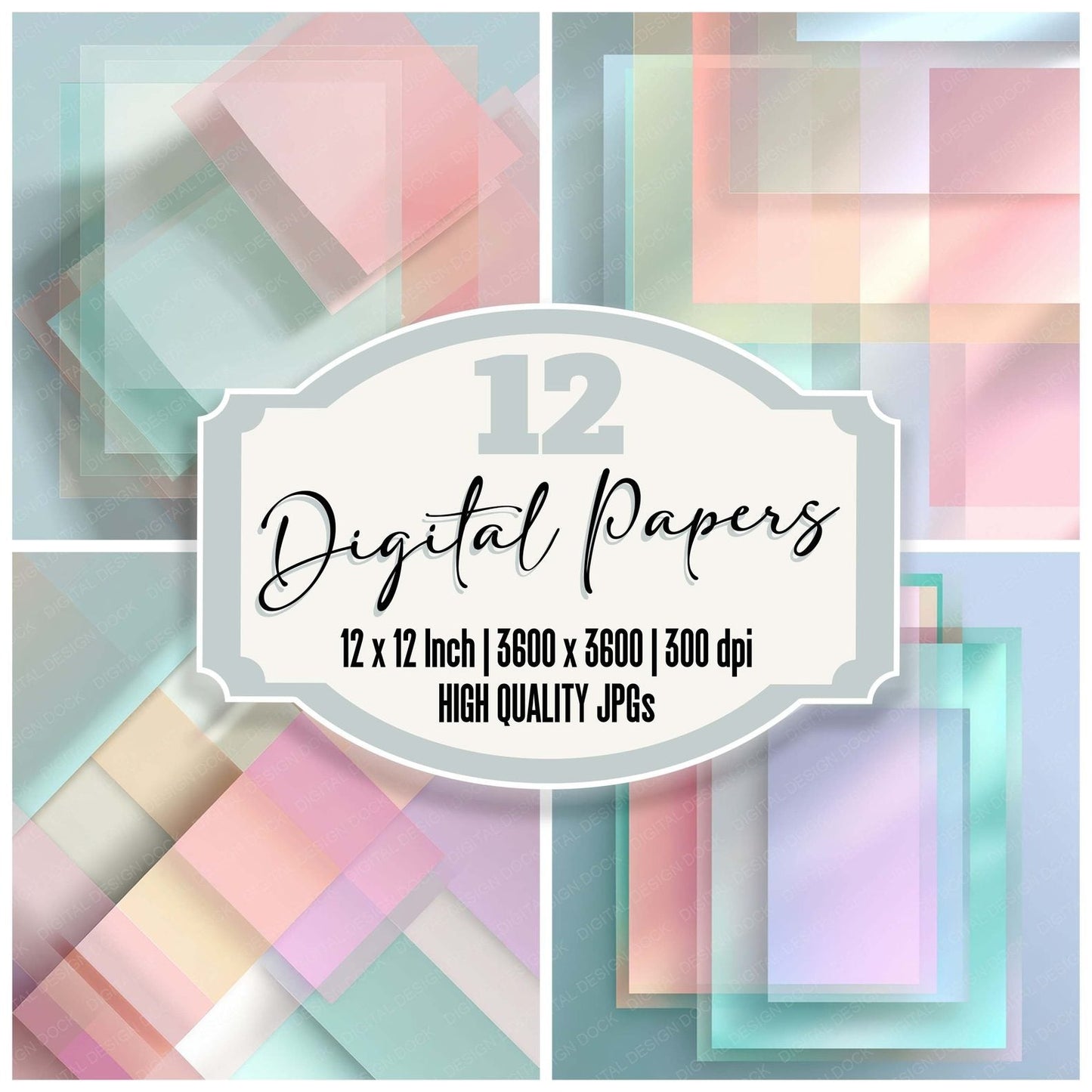 Acetate Layer Stack Digital Paper Pack (DDD008768)