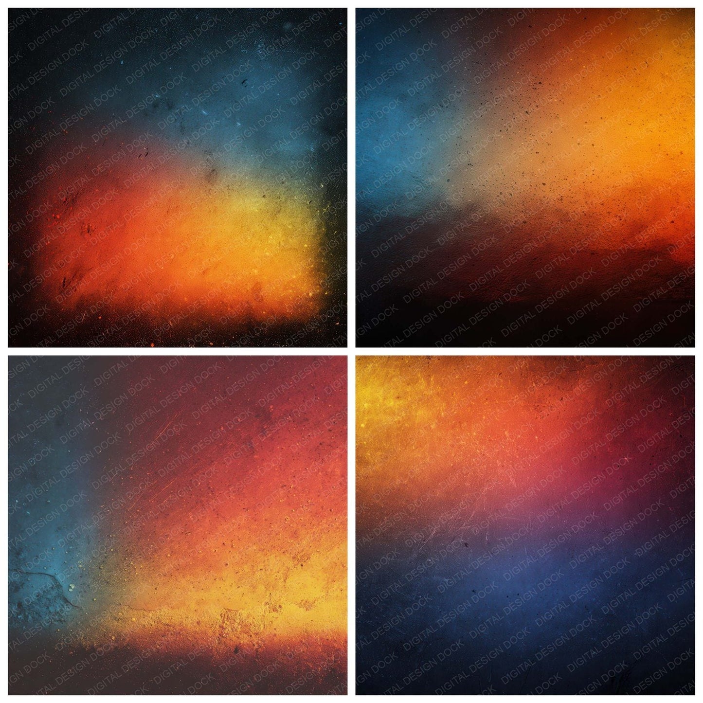 Colour Heat Map Digital Paper Pack (DDD008773)