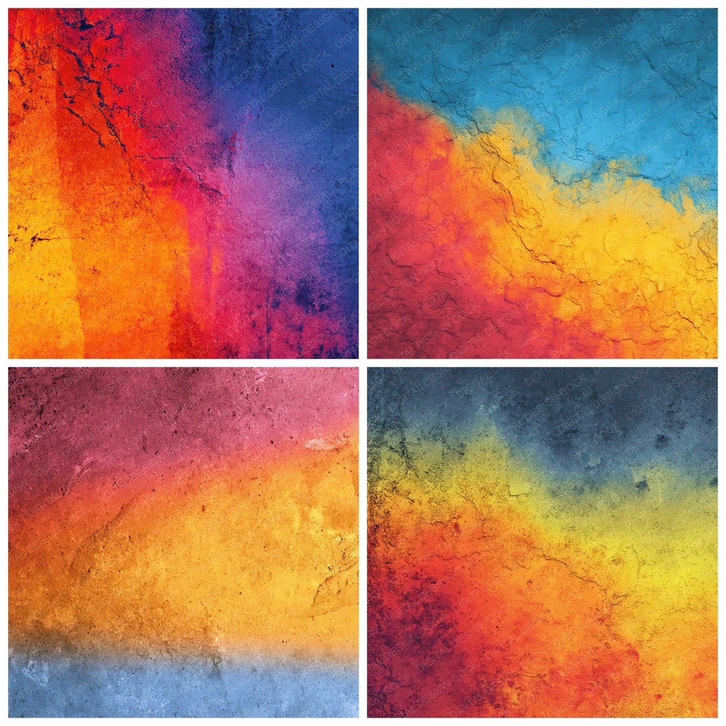 Thermal Grunge Texture Digital Paper Pack (DDD008783)