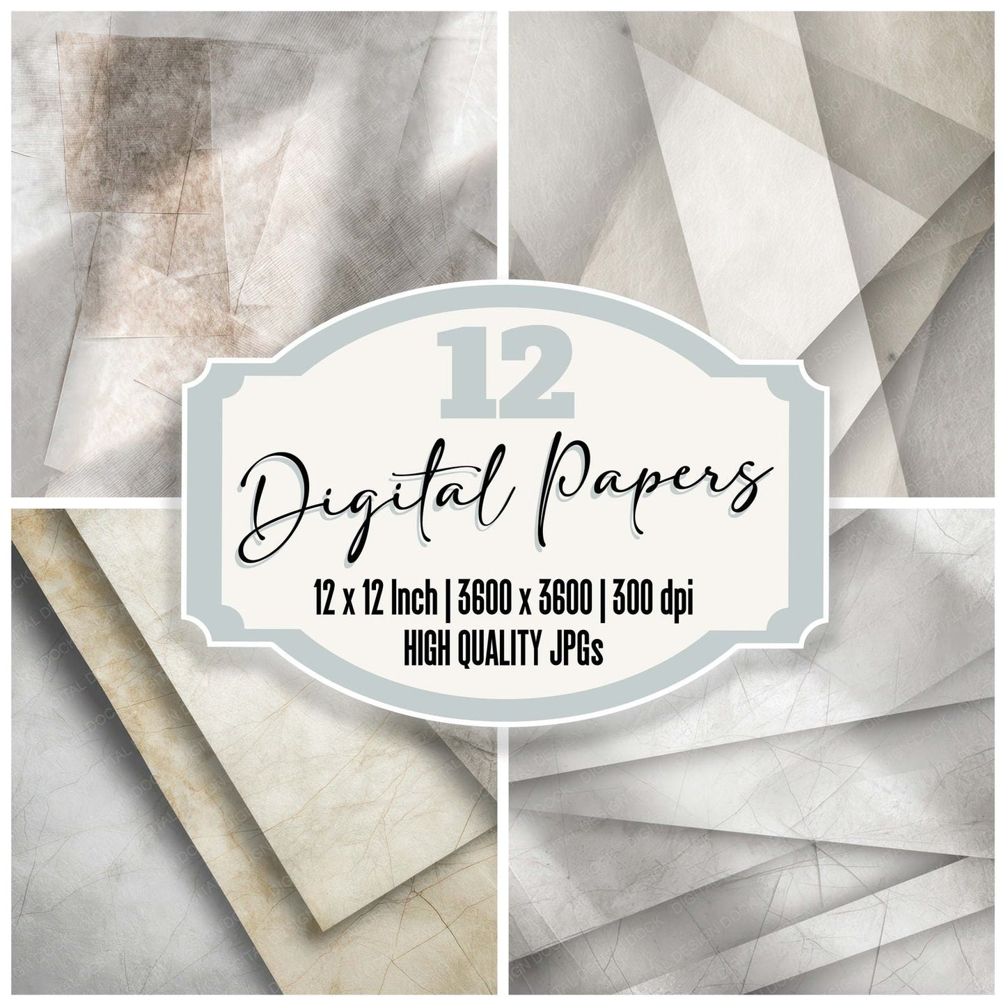 Tracing Paper Layers Digital Paper Pack (DDD008784)