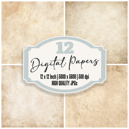 Light Vintage Paper Digital Paper Pack (DDD008796)