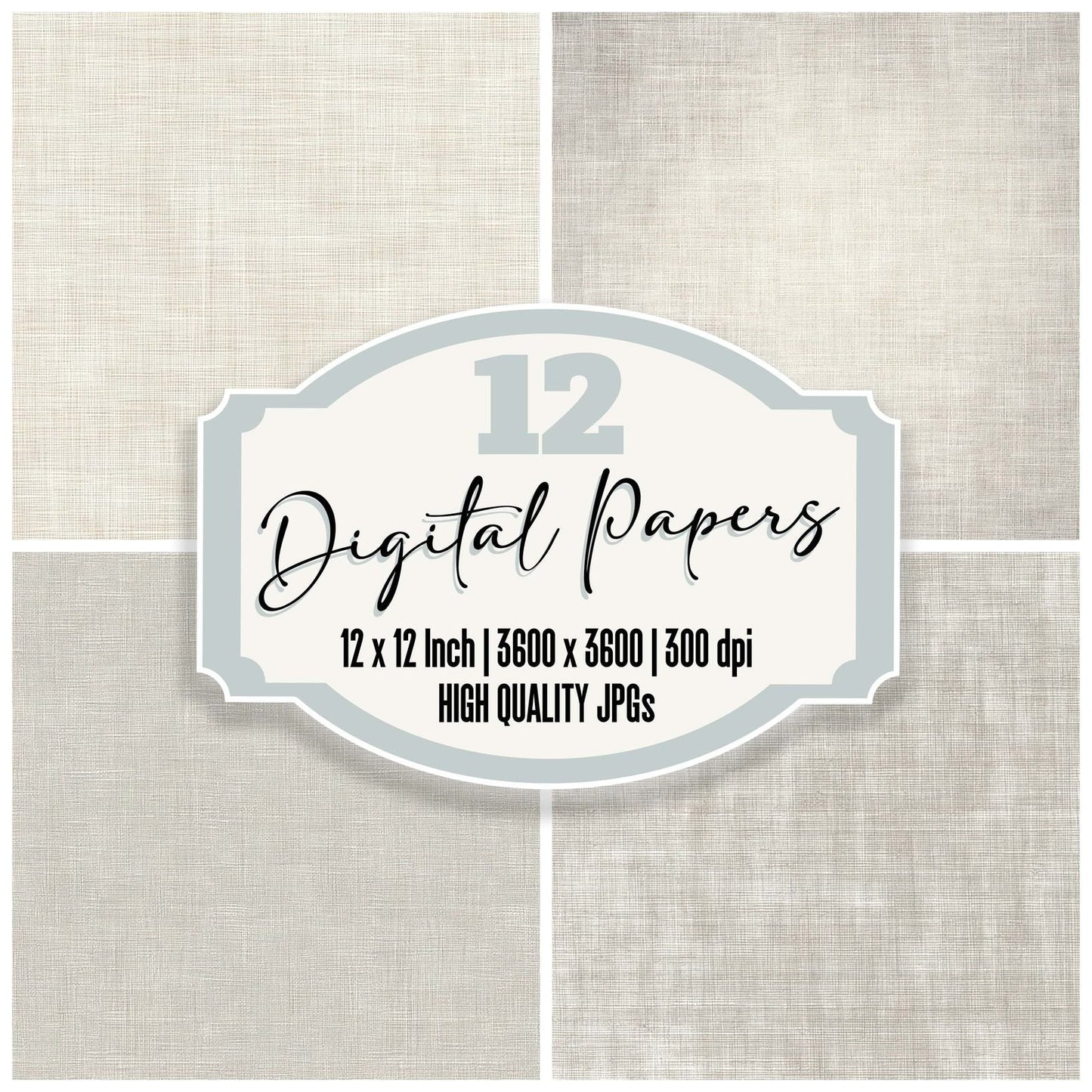 Linen Shadow Blend Digital Paper Pack (DDD008798)