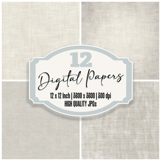 Linen Shadow Blend Digital Paper Pack (DDD008798)