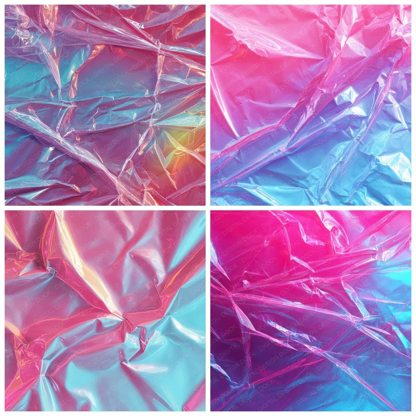 Plastic Neon Wrap Digital Paper Pack (DDD008801)