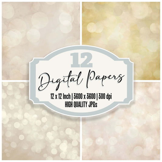 Soft Bokeh Paper Digital Paper Pack (DDD008803)