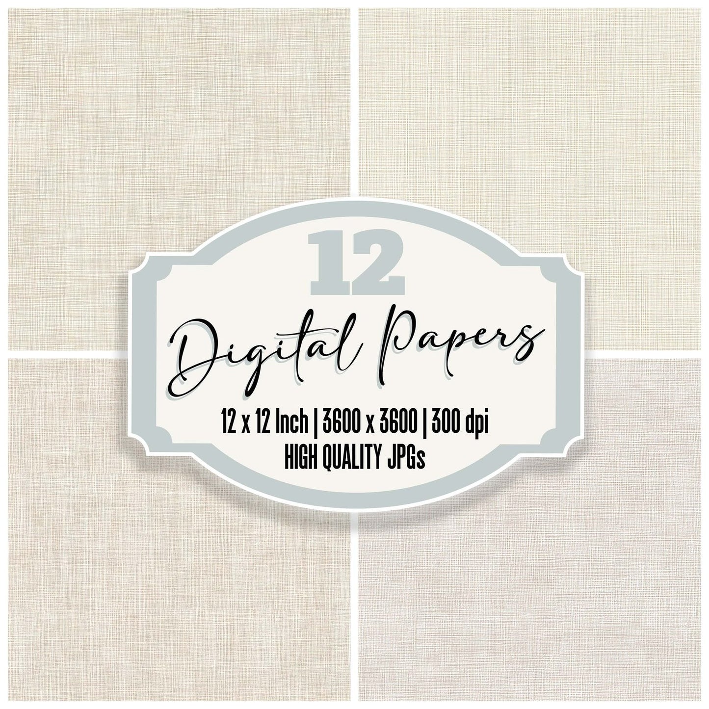 Soft Cotton Texture Digital Paper Pack (DDD008804)