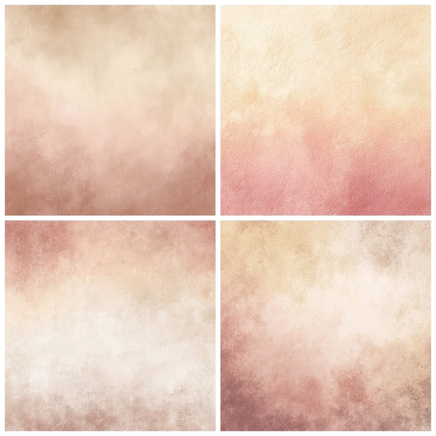 Blush Ivory Fade Digital Paper Pack (DDD008813)