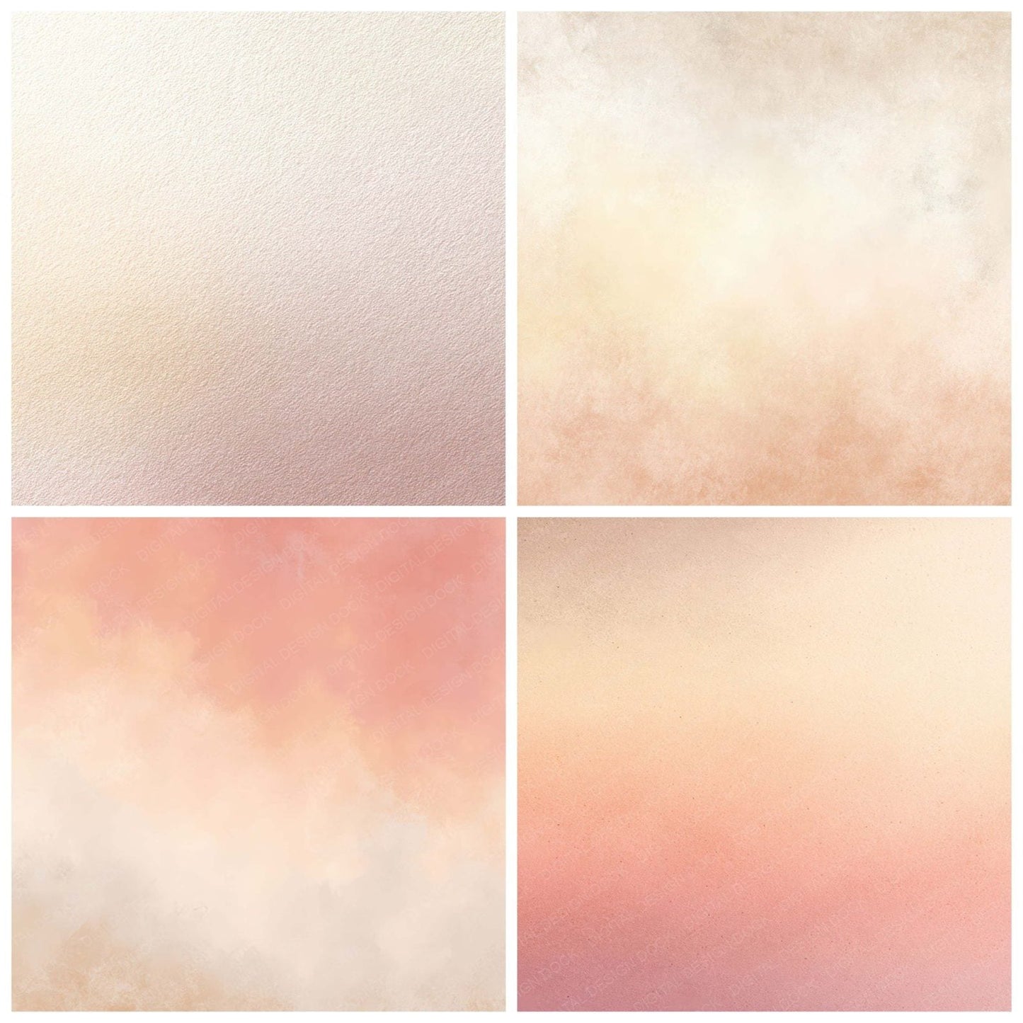 Blush Ivory Fade Digital Paper Pack (DDD008813)