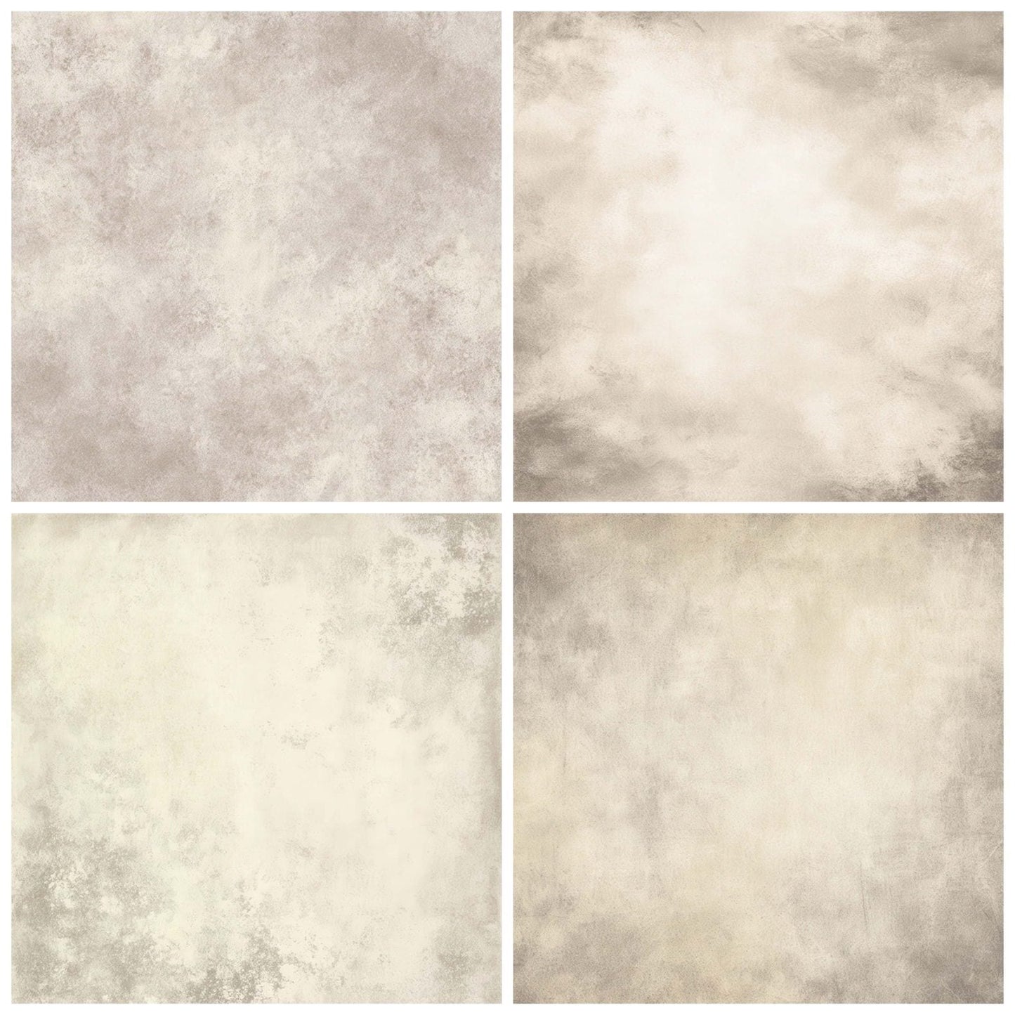 Cream Charcoal Dust Digital Paper Pack (DDD008818)