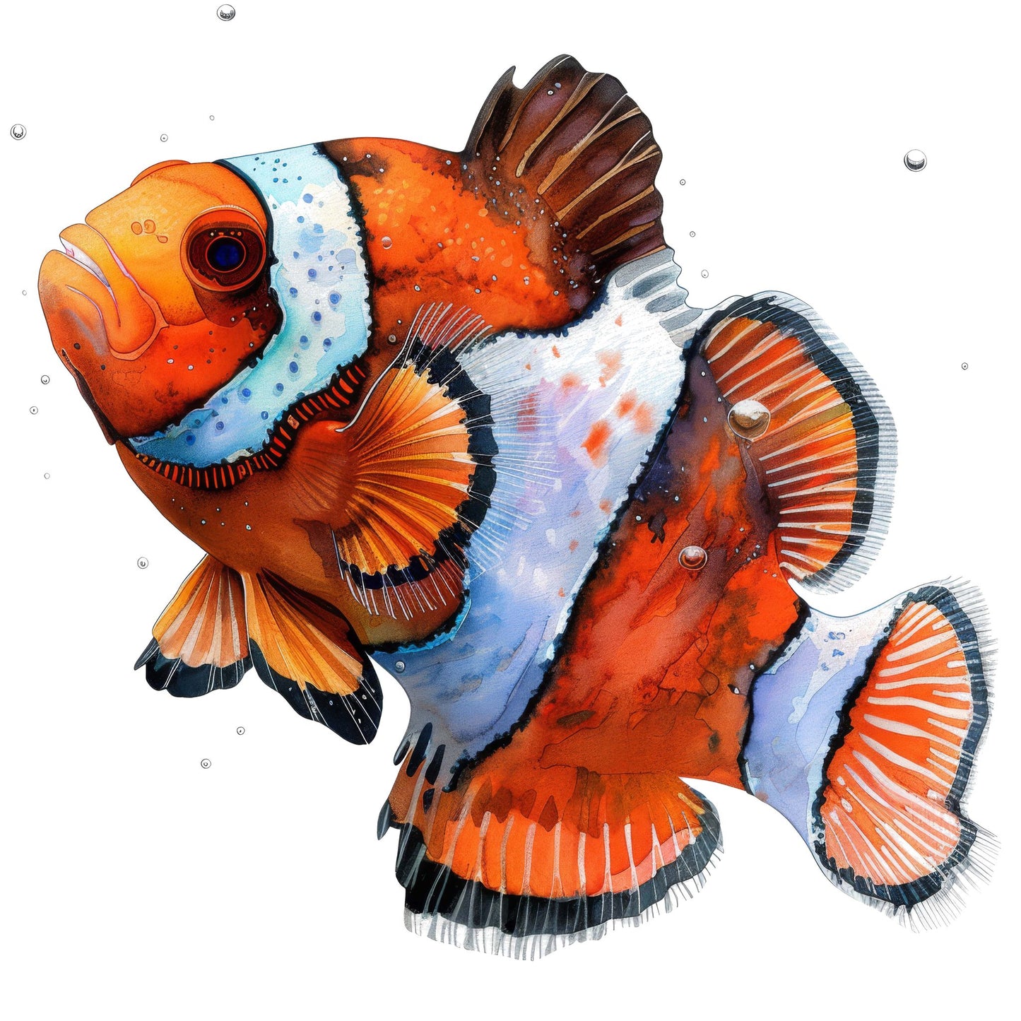 Colourful Clownfish Fussy Cut Sheets (DDD009370)