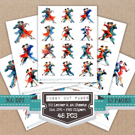 DDD010324_FC Latin Partner Dancers Fussy Cut Sheets