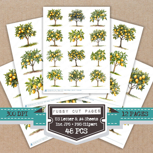 Lemon Tree Fussy Cut Sheets (DDD010334)