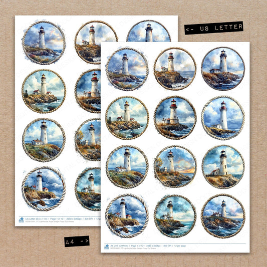 DDD010341_FC Lighthouse Rope Design Fussy Cut Sheets