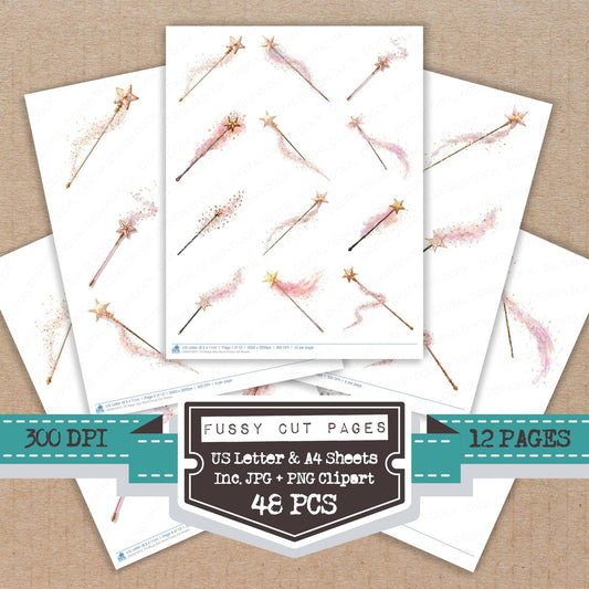DDD010372_FC Magic Star Wand Fussy Cut Sheets