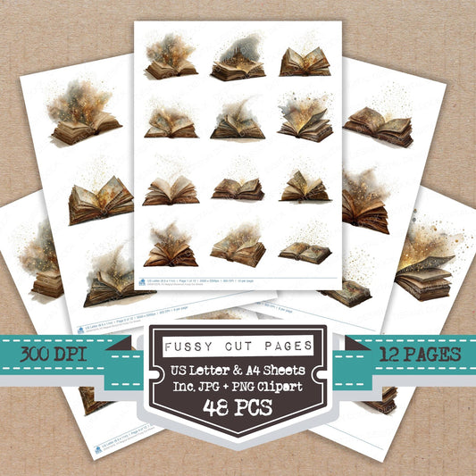 DDD010378_FC Magical Storybook Fussy Cut Sheets