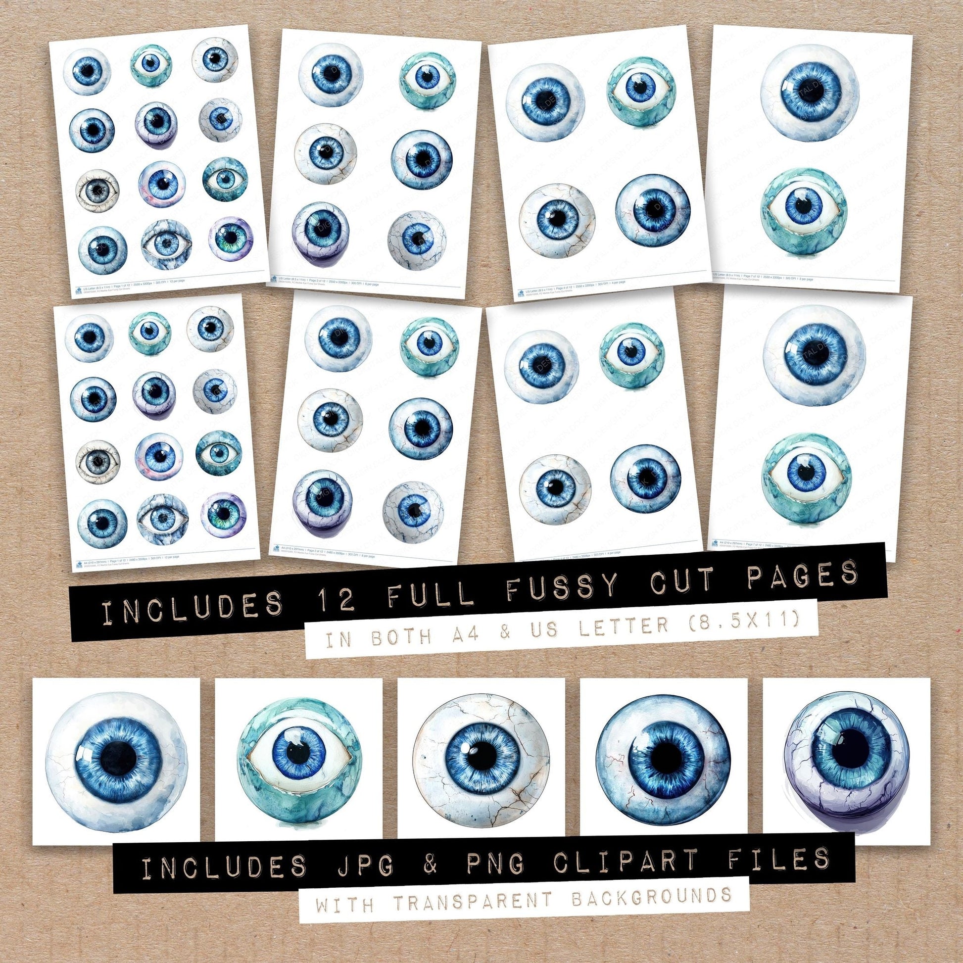 DDD010395_FC Marble Eye Fussy Cut Sheets