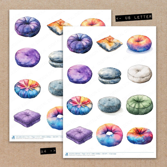 DDD010416_FC Meditation Cushion Fussy Cut Sheets