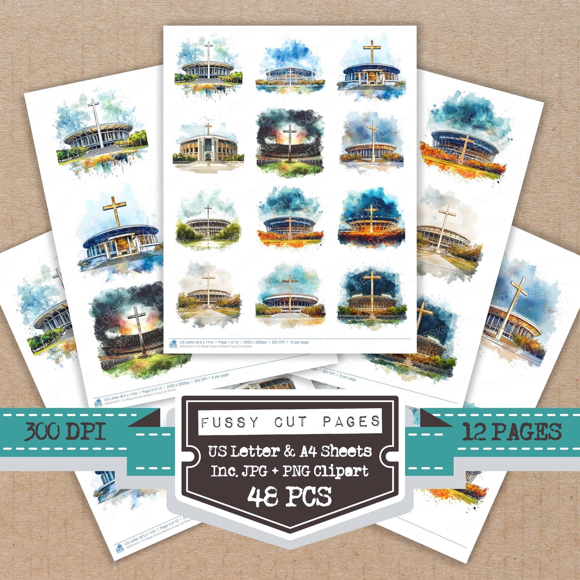 DDD010417_FC Mega Church Stadium Fussy Cut Sheets