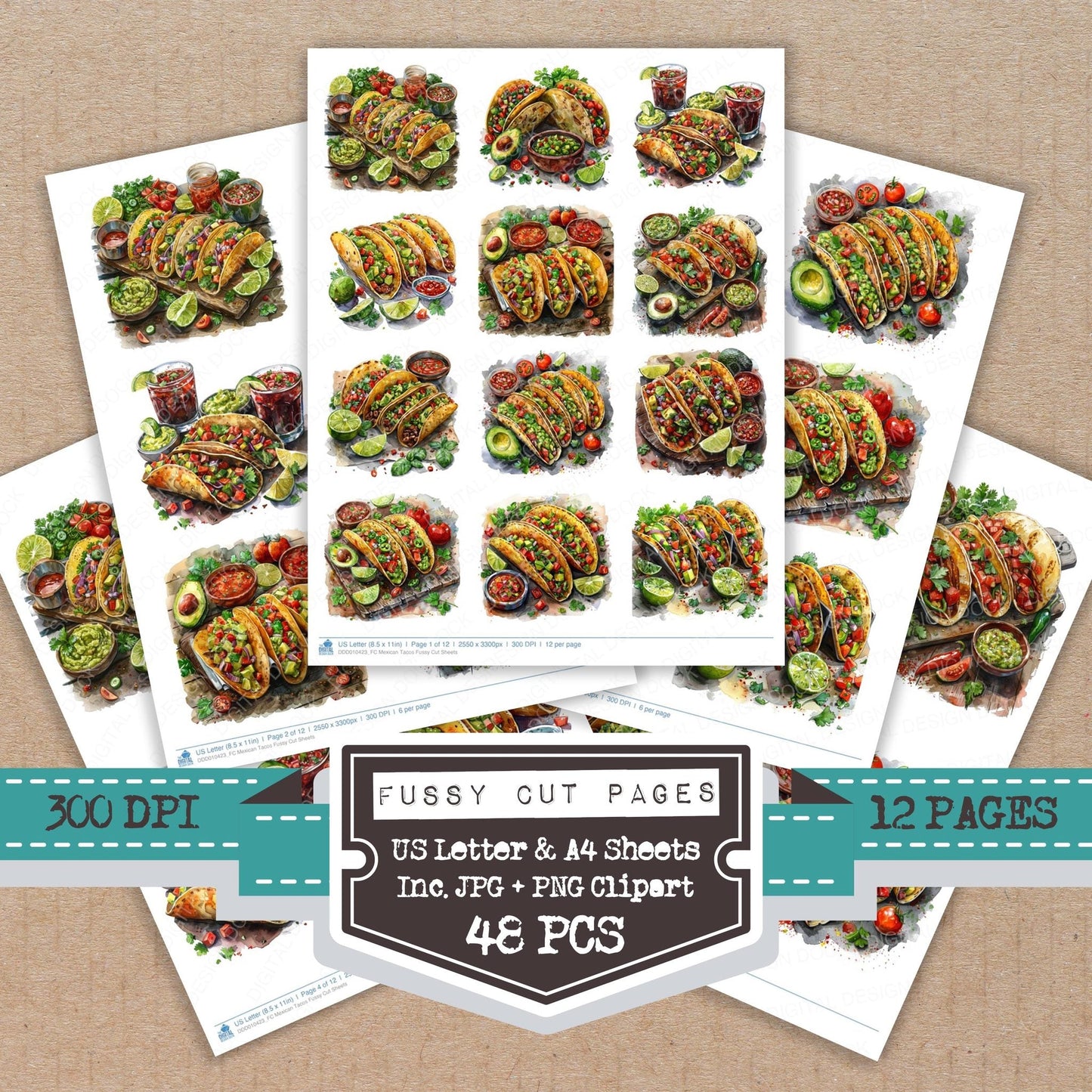 DDD010423_FC Mexican Tacos Fussy Cut Sheets