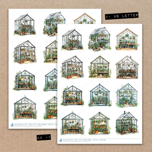 DDD010428_FC Mini Greenhouse Interior Fussy Cut Sheets