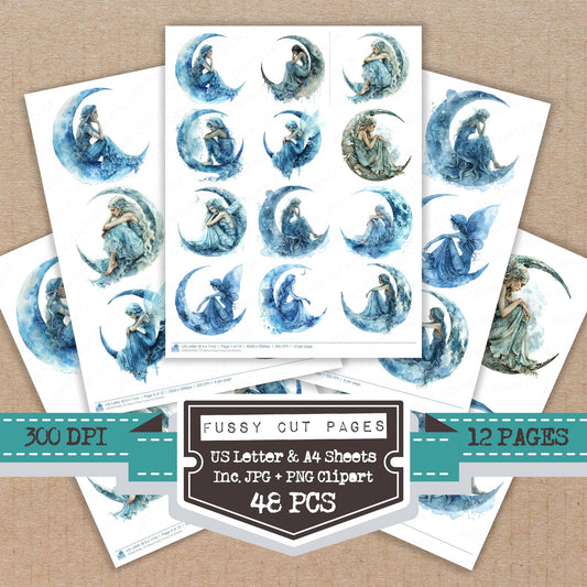 DDD010466_FC Moon Fairy Fussy Cut Sheets