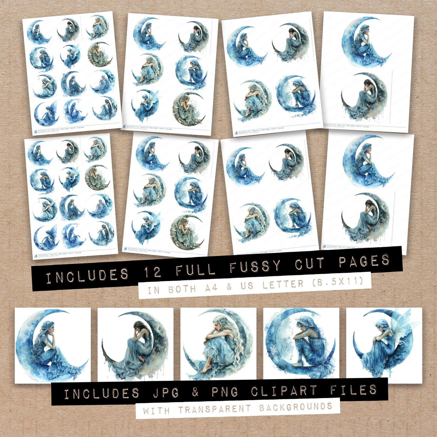 DDD010466_FC Moon Fairy Fussy Cut Sheets
