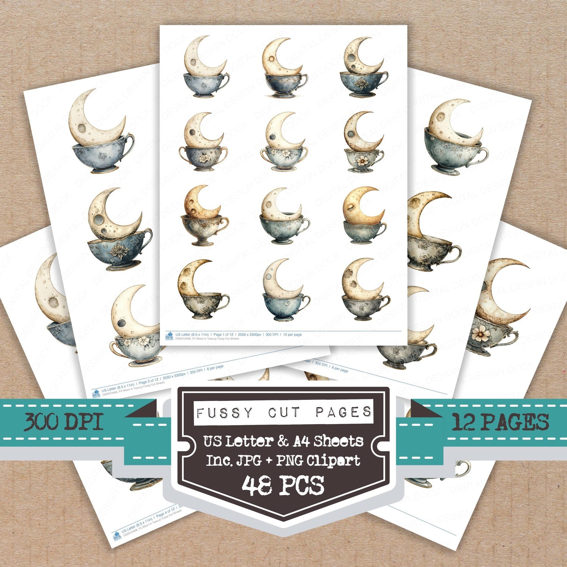 DDD010468_FC Moon in Teacup Fussy Cut Sheets