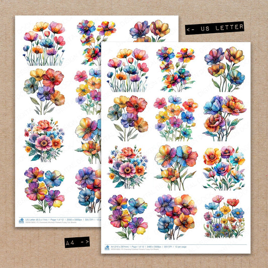 DDD010603_FC Oversized Abstract Flowers Fussy Cut Sheets