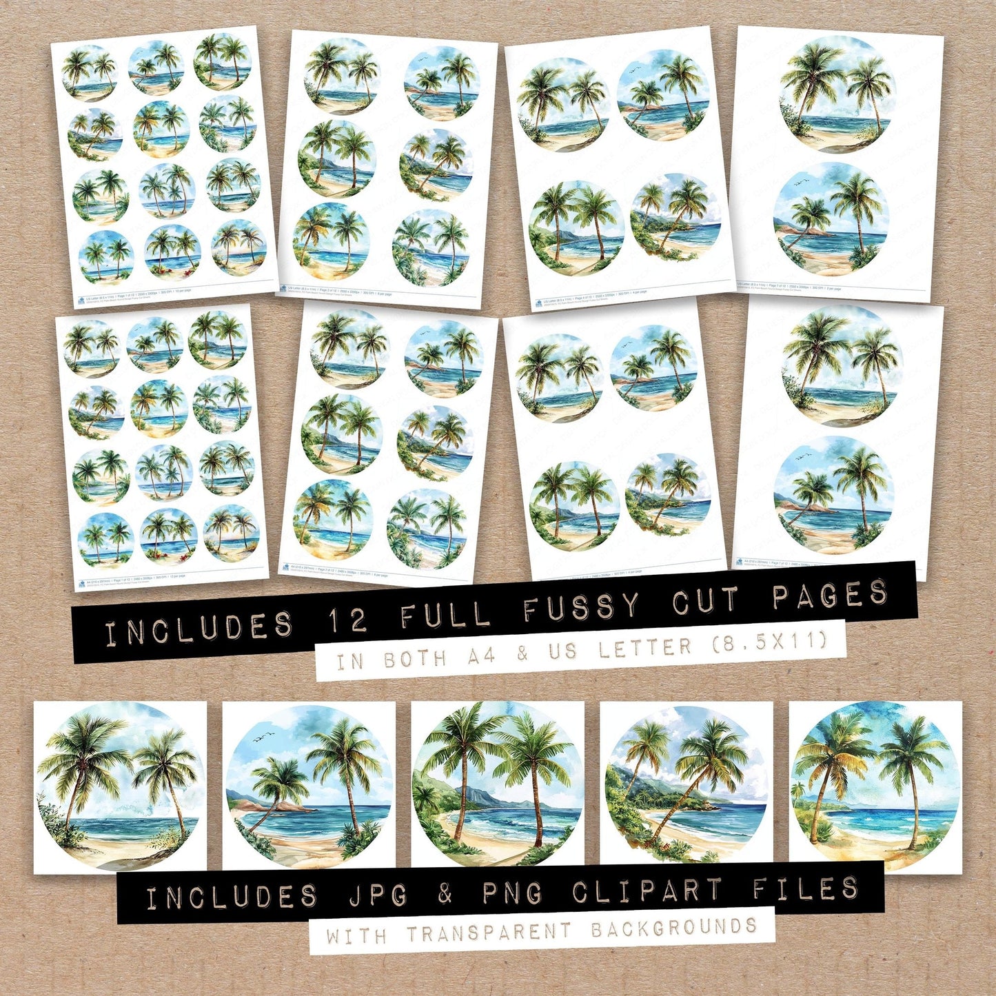 DDD010615_FC Palm Beach Round Design Fussy Cut Sheets
