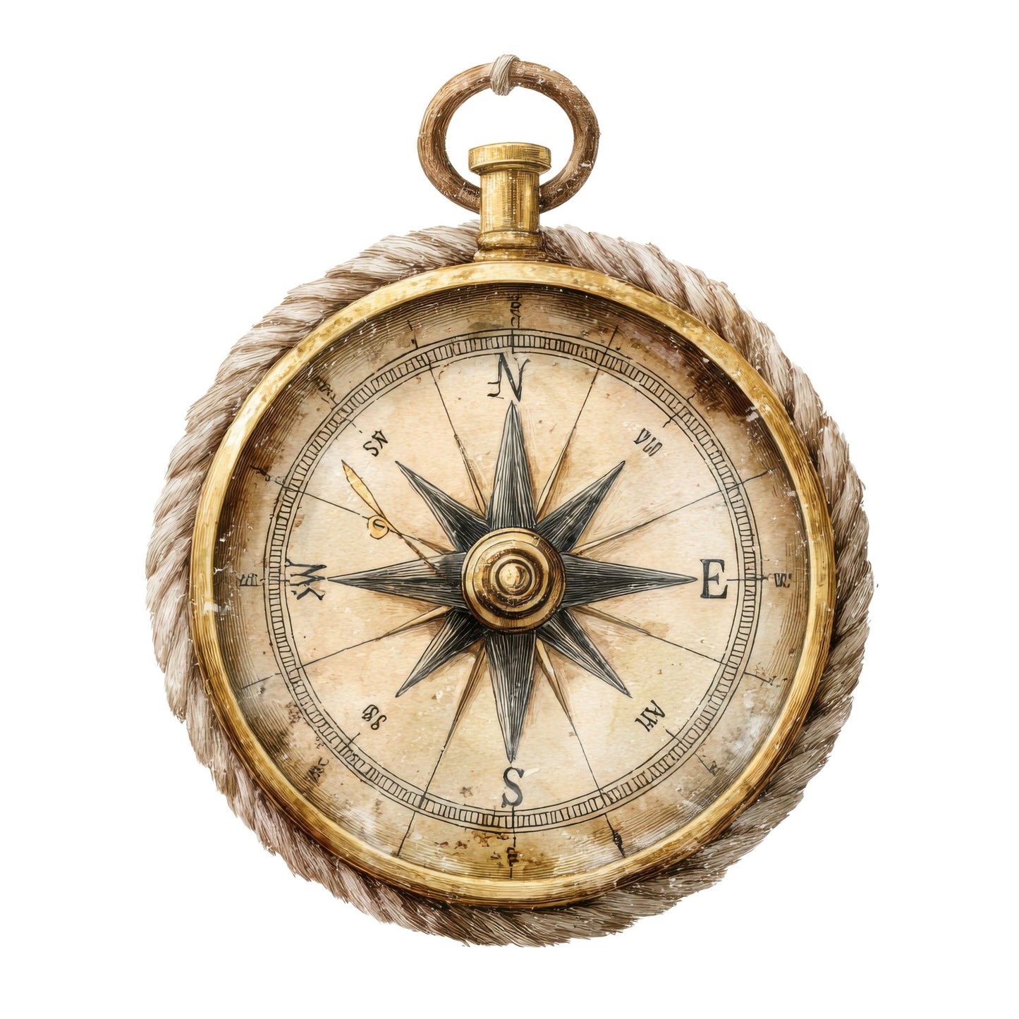 Vintage Pirate Compass Fussy Cut Sheets (DDD011276)