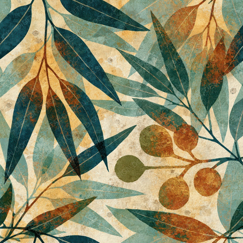 Xray Eucalyptus Sprigs Sage Oatmeal Digital Paper Pack (DDD012349)
