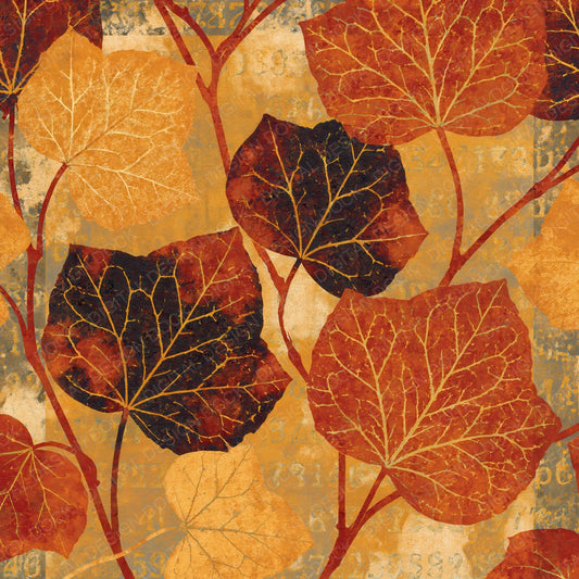Xray Ivy Vines Ochre Rust Digital Paper Pack (DDD012353)