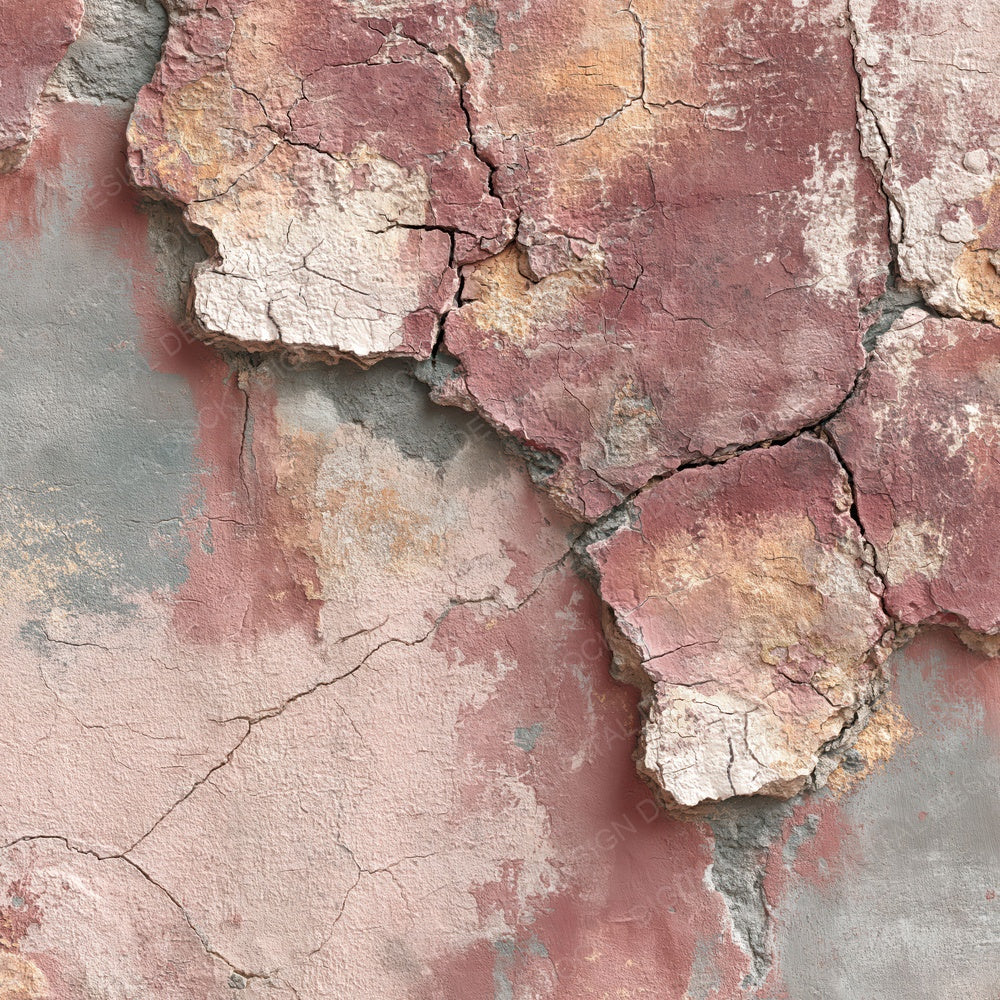 Fresco Cracked Rose Terracotta Digital Paper Pack (DDD012365)