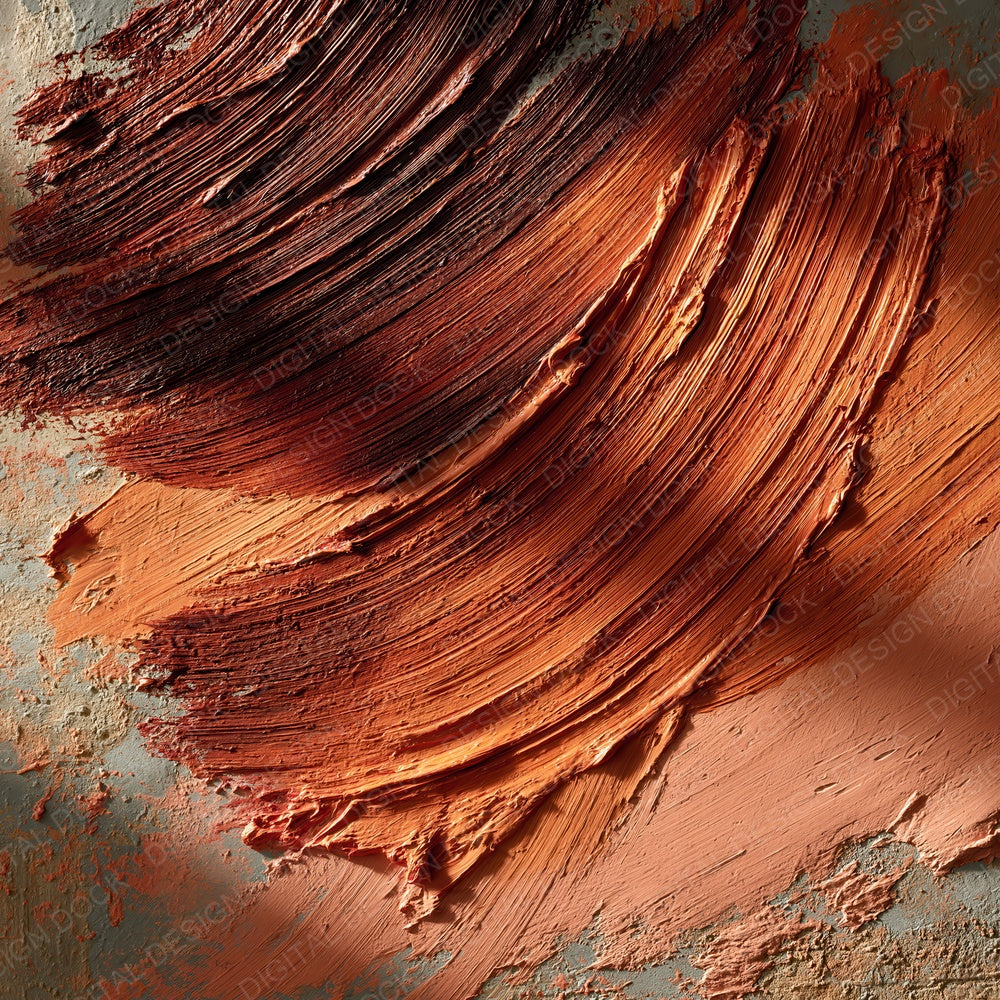 Oil Paint Terracotta Sienna Digital Paper Pack (DDD012369)